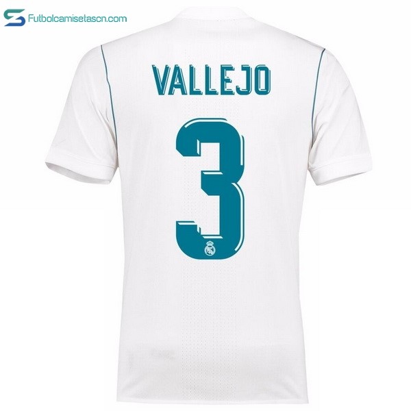Camiseta Real Madrid 1ª Vallejo 2017/18
